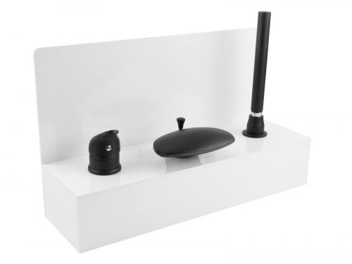 Смеситель ASD Vella-Kit Гл000027289 на борт ванны чёрный