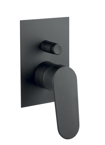 Смеситель для ванны и душа Fiore Kevon 81NN7517 встраиваемый в стену черный