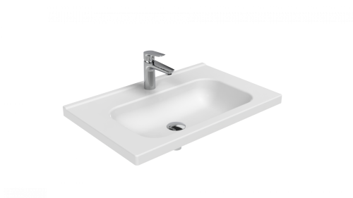 Раковина Creavit ideal 70 см ID070-00CB00E-0000 накладная цвет белый