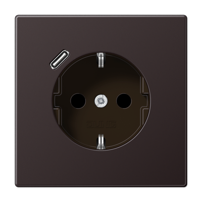 Розетка 2K+З USB Typ C Jung LS Design AL1520-18CD