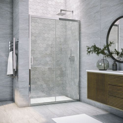 Душевая дверь Vegas-Glass ZP TUR+NOVO ZP TUR NOVO 150 08 crystalvision 150х200 стекло прозрачное профиль хром глянцевый