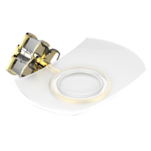 Мыльница THG Ptale de Cristal clair liser dor U6E-F01-500