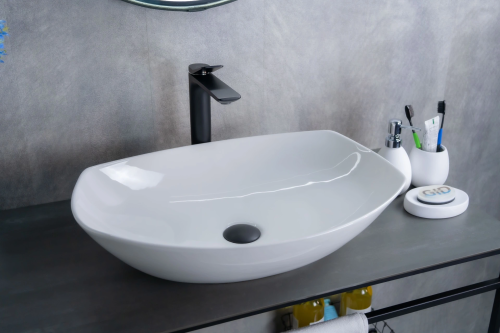 Раковина Gid Creativo 56 см 51177 накладная цвет белый