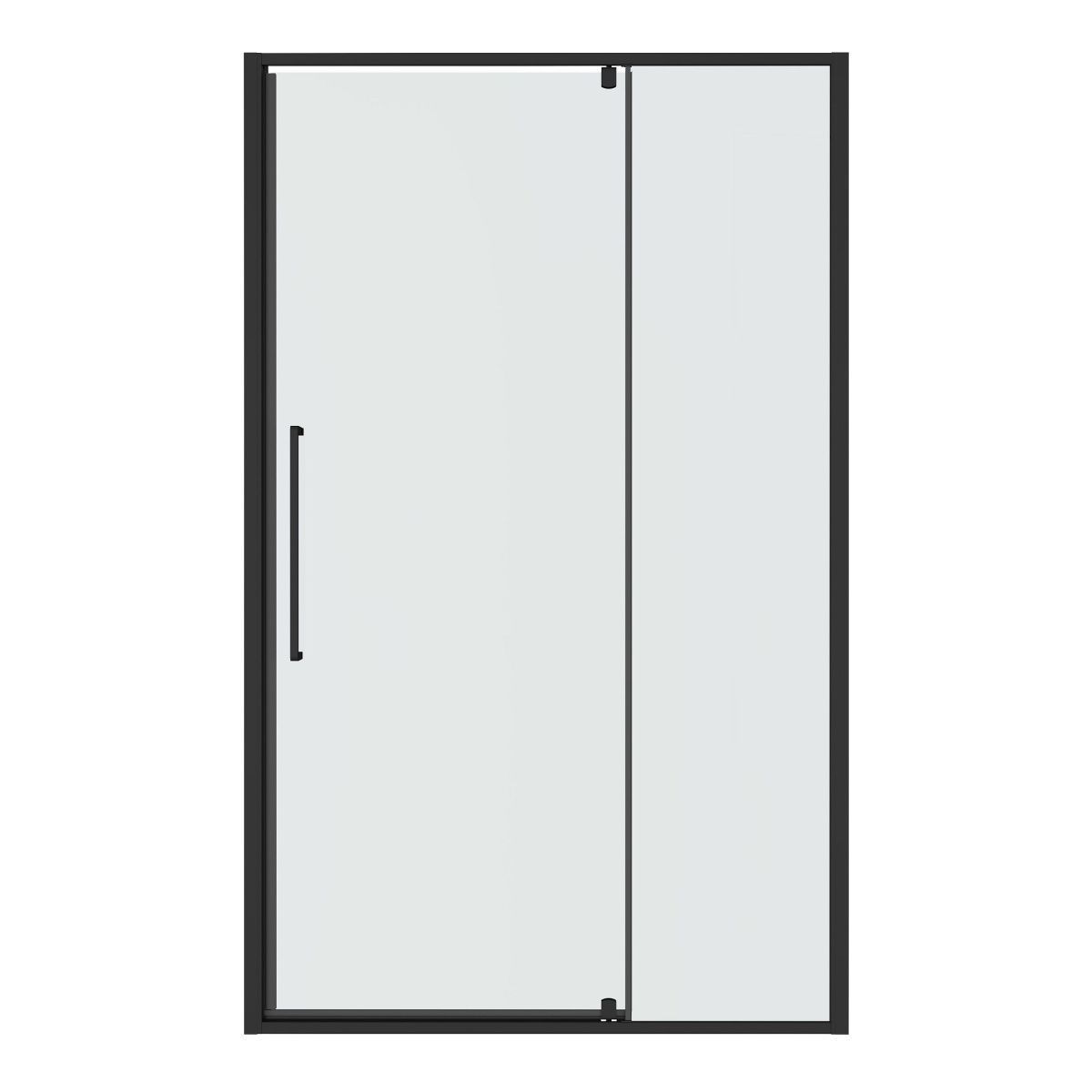 Душевая дверь Niagara Nova NG-35-11AGR 110х195 стекло прозрачное профиль графит матовый - фото 2