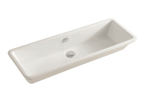 Раковина керамическая Artceram Gea GEL002 01 00 90х33 встраиваемая цвет белый