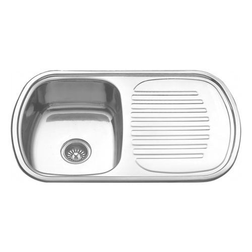 Кухонная мойка Melana 142 80x49 цвет хром