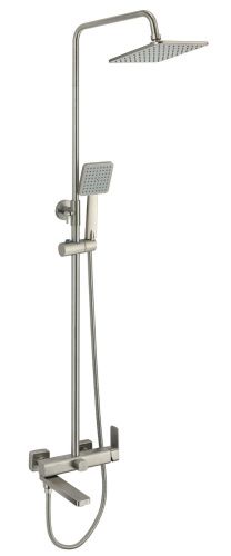 Душевая стойка Fmark FS8745-22 настенная цвет сатин