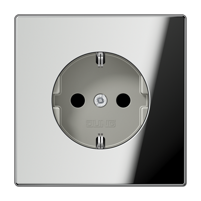 Розетка cо шторками Jung Serie LS (Серие ЛС) GCR1520KI