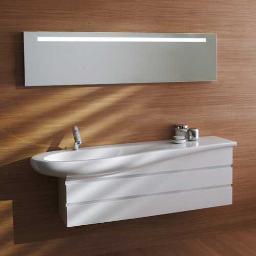 Раковина Laufen Alessi One 160 см 8.1497.1.400.104.1 подвесная цвет белый