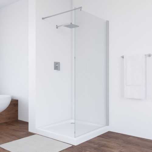 Душевая перегородка Vegas-Glass EAF TUR+NOVO EAF NOVO h2000 116 07 crystalvision 115х200 стекло прозрачное профиль хром