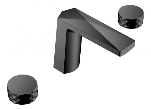 Смеситель Boheme Venturo 150-B-DIAMOND на столешницу черный