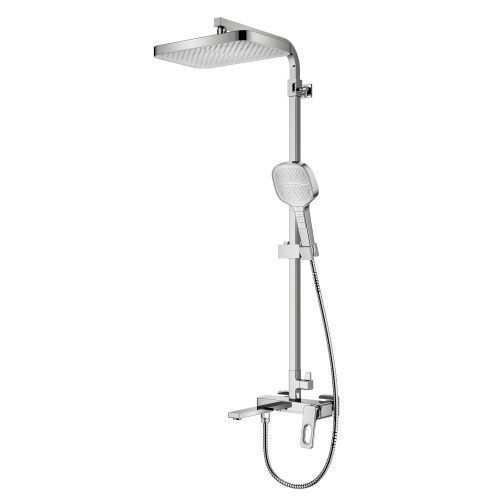 Душевая стойка Raglo R51.24 настенная цвет хром