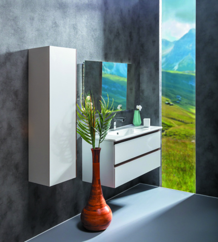 Тумба под раковину Armadi Art Capolda 849-100-WW 97х45х48 подвесная цвет белый