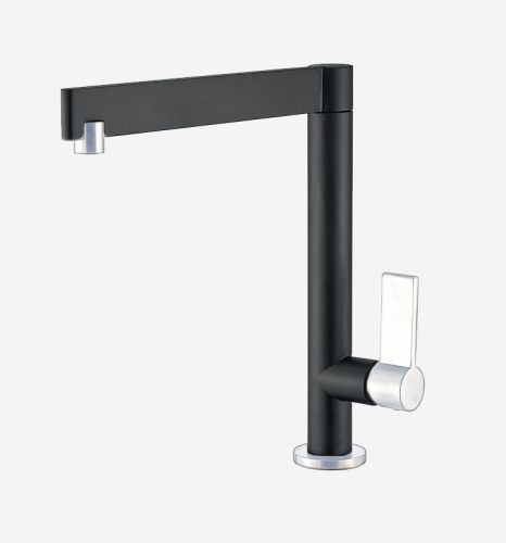 Смеситель для кухни Webert SO920302564 на мойку черный/хром