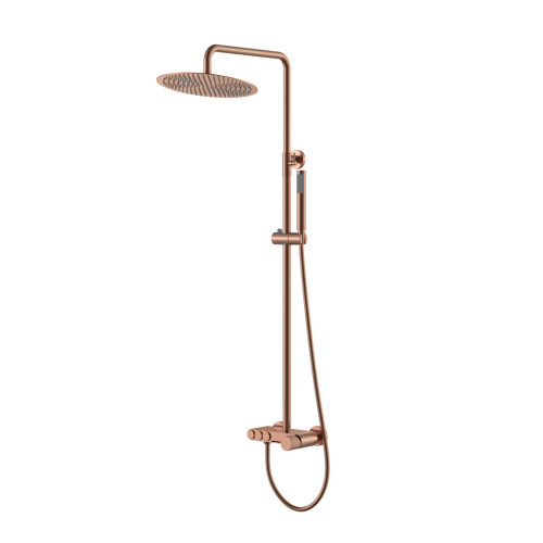 Душевая стойка Boheme Stick 128-CB.3 настенная цвет медь брашированная