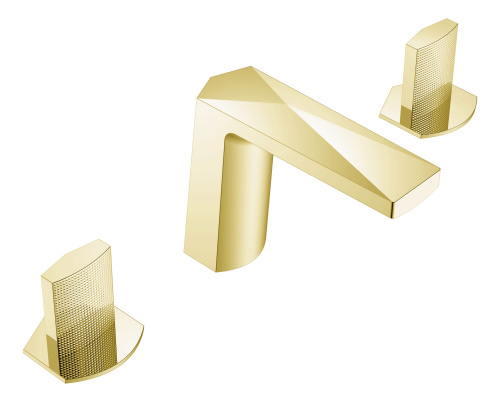 Смеситель Boheme Venturo 150-MG-TOUCH на столешницу золото матовое