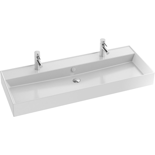 Раковина Jacob Delafon Vivienne 121 см EXBK112-00 подвесная цвет белый