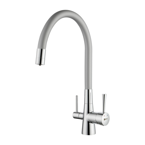 Смеситель для кухни LeMark Comfort LM3075C-Silver на мойку хром/серебристый