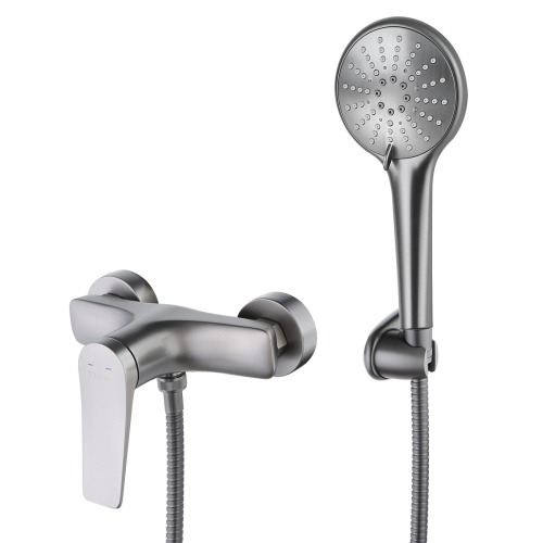 Смеситель для душа LeMark Bronx LM3703GM настенный графит