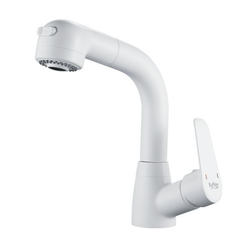 Смеситель Raffine F291C на раковину белый