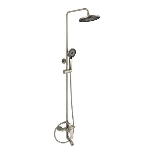 Душевая стойка Fmark FS8845 настенная цвет сатин