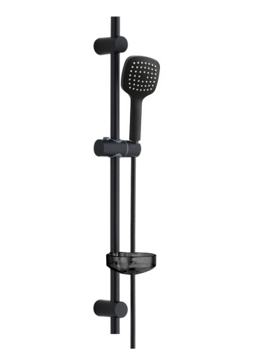 Душевой гарнитур Orange O-Shower OS704b настенный  черный Душевой гарнитур Orange O-Shower OS704b настенный  черный