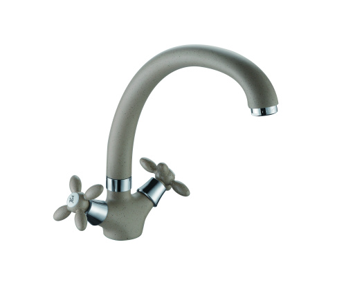 Смеситель для кухни D-Lin D153808-W на мойку бежевый