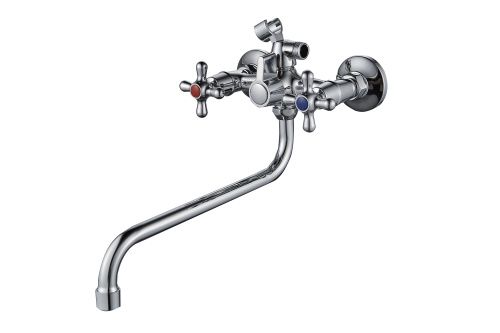 Смеситель для ванны D-Lin D146819 настенный хром