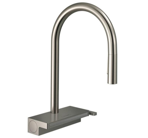 Смеситель для кухни Hansgrohe Aquno Select M81 73831800 на раковину/столешницу сталь