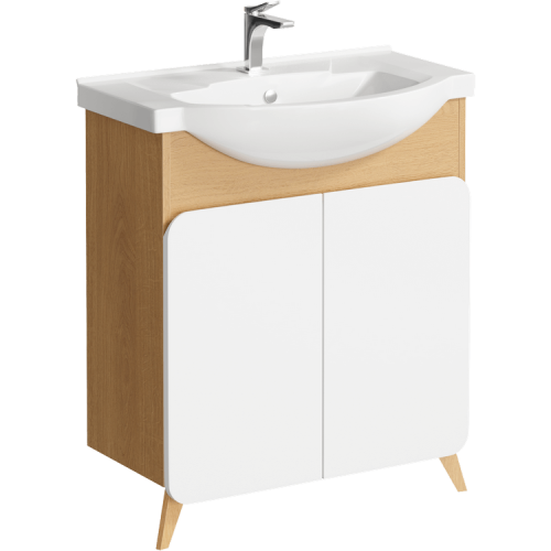 Тумба под раковину Aqwella Basic BAS0107DZ 68,8x33,2x81,5 напольная