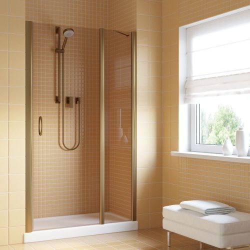 Душевая дверь Vegas-Glass EP-F-1 LUX EP-F-1 LUX 135 5 5 R 135х200 стекло тонированное профиль бронза