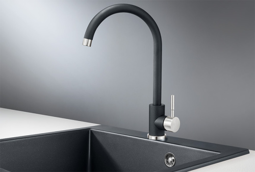 Смеситель для кухни Granula Standart ST-4031, ШВАРЦ на мойку шварц