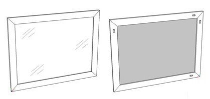 Зеркало в ванную Corozo Классика SD-00000268 105х80 цвет белый - фото 4