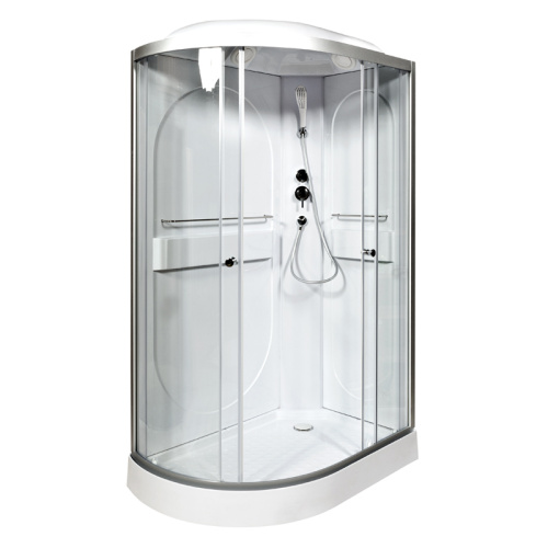 Душевая кабина AvaCan L602R 120х80 асимметричная с крышей