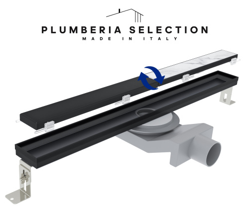 Душевой трап Plumberia Selection PSL LINEAR PSL100NO напольный