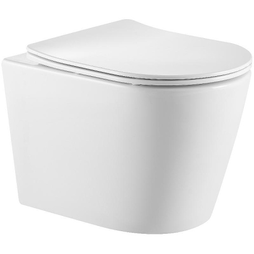 Унитаз подвесной Тритон Verso Щ0000057971 белый с сиденьем микролифт безободковый каскадный смыв