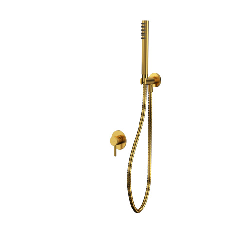 Смеситель для душа Whitecross Y brushed gold YSET02GLB встраиваемый золото брашированное без термостата