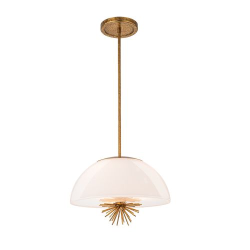 Светильник подвесной Elstead Lighting Staring (Старинг) STARING-3P-DG-OPAL