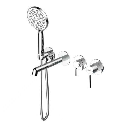 Смеситель для ванны и душа Raglo R20 R20.32 встраиваемый в стену хром