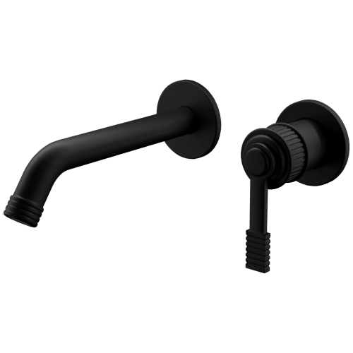 Смеситель для раковины Remer Atelier AL15PLNO встраиваемый в стену черный