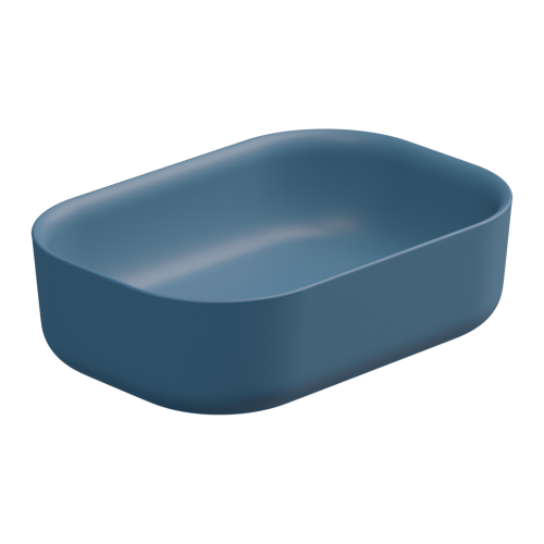 Раковина GSG Ceramic Design Hit! 60см HILAVRE60027 накладная цвет синий