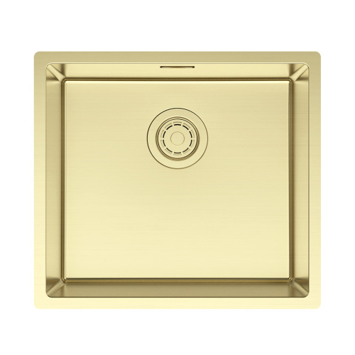 Мойка LASSAN 49 UNI, нерж. сталь, LA49-LG, светлое золото, 490х440мм, Paulmark
