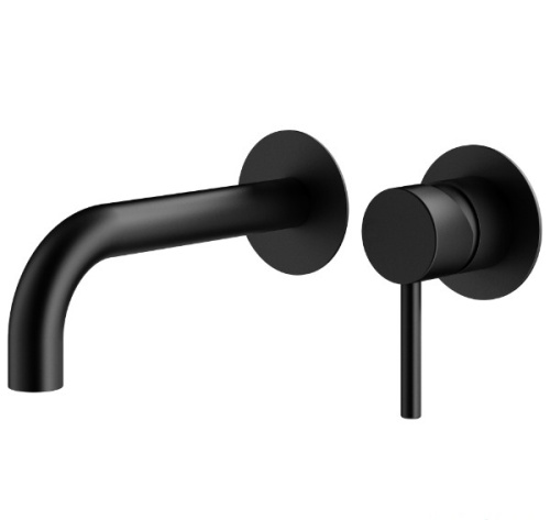 Смеситель Plumberia Selection Ixo KITXO1135NO250 встраиваемый черный матовый