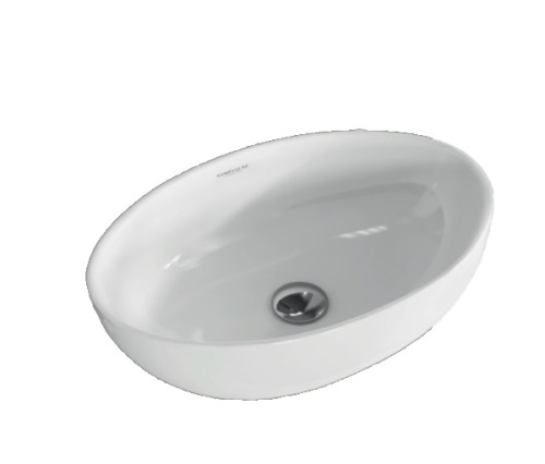 Раковина Sanita Luxe Ringo 53 см WB.CT/Ringo/53-N.Slim/WHT.G/S1 накладная цвет белый
