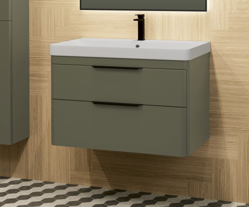 Тумба под раковину IBX Round R5010382C/NOGAL 105х44х50 подвесная