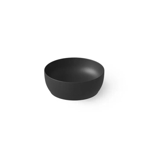 Раковина керамическая Dea Design Washbasins DD9093 400 16 40х40 накладная цвет черный без отверстий под смеситель