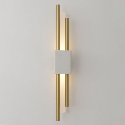 Светильник настенный Crystal Lux Carta (Царта) CARTA AP6W LED WHITE/BRASS