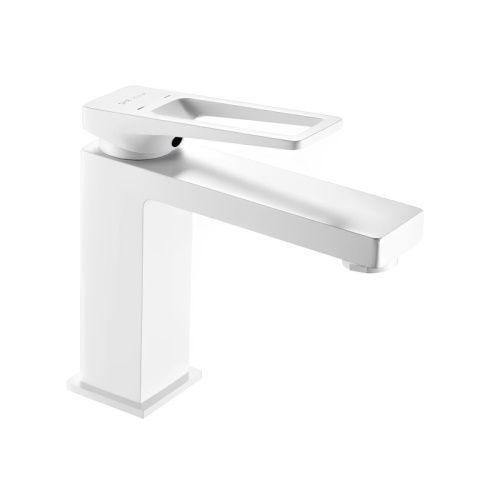 Смеситель Shevanik S6801C на раковину белый