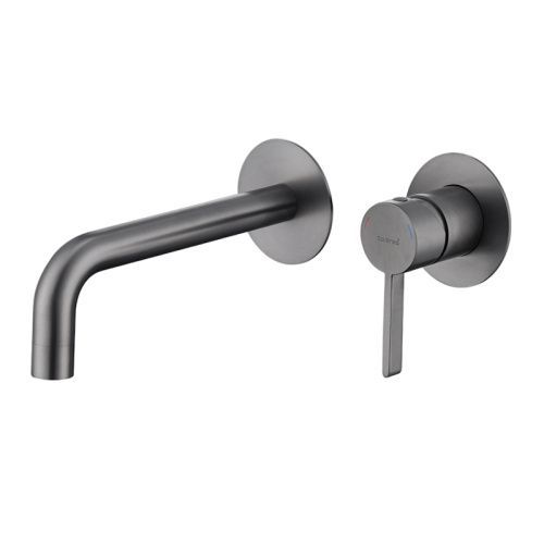 Смеситель для раковины Splenka S221 S221.11.09 настенный графит