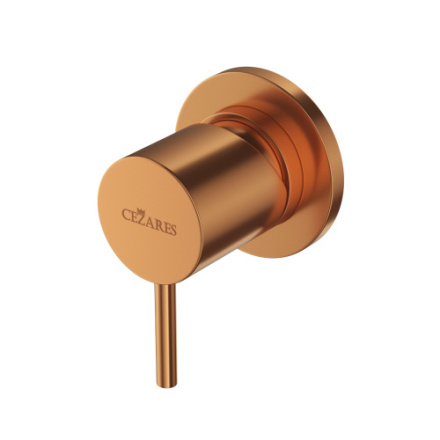 Смеситель Cezares LEAF LEAF-DIM-L-SS встраиваемый медь